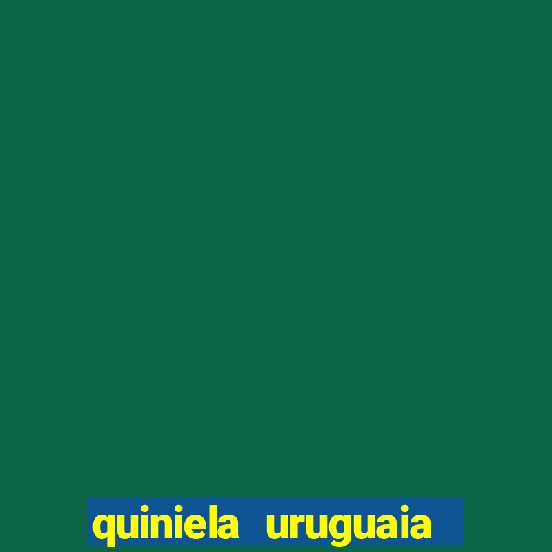 quiniela uruguaia das 21 horas